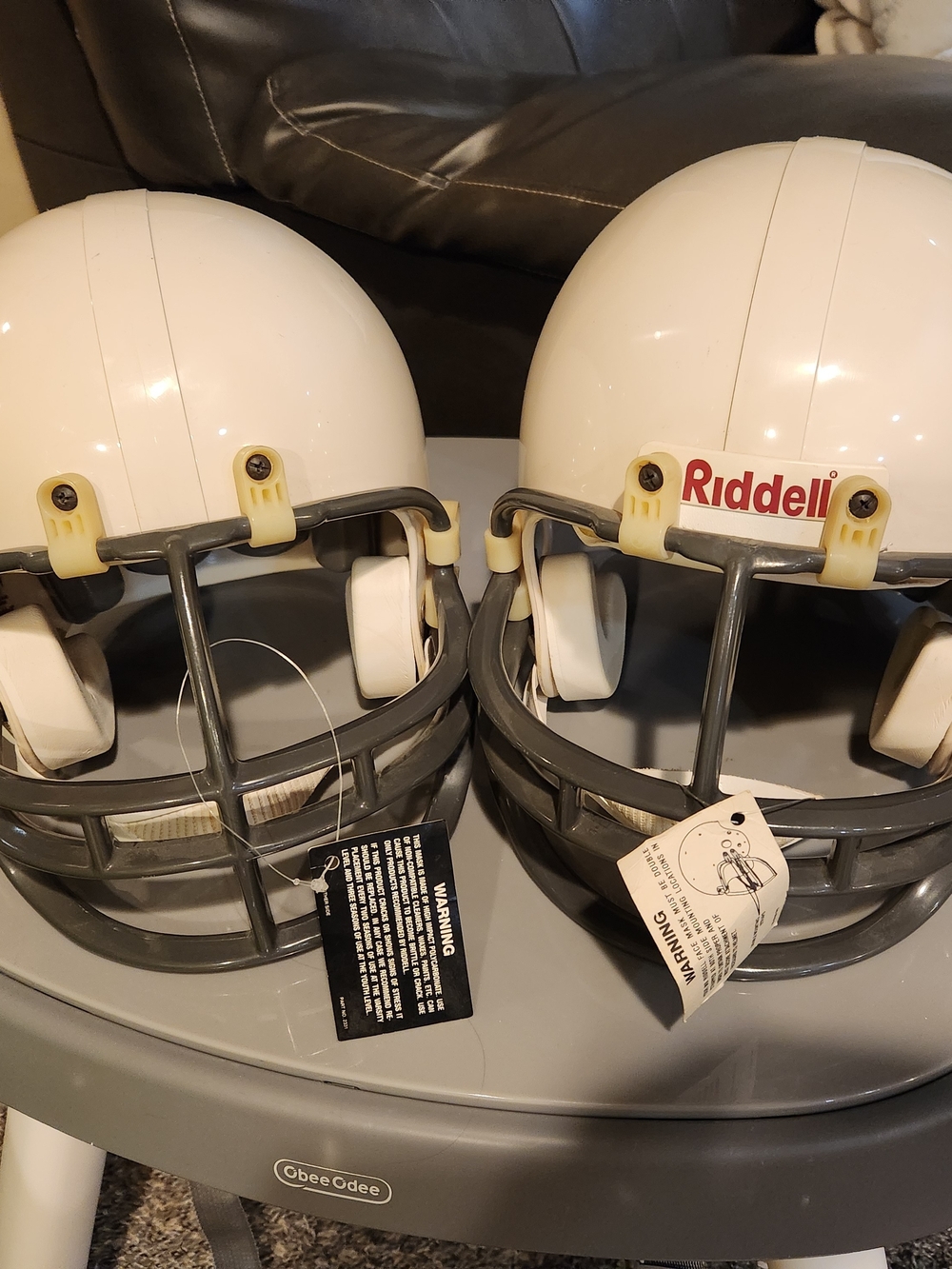 2 New Vintage Riddell Medium & Large